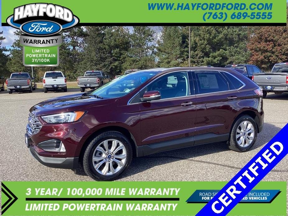 used 2022 Ford Edge car, priced at $25,499