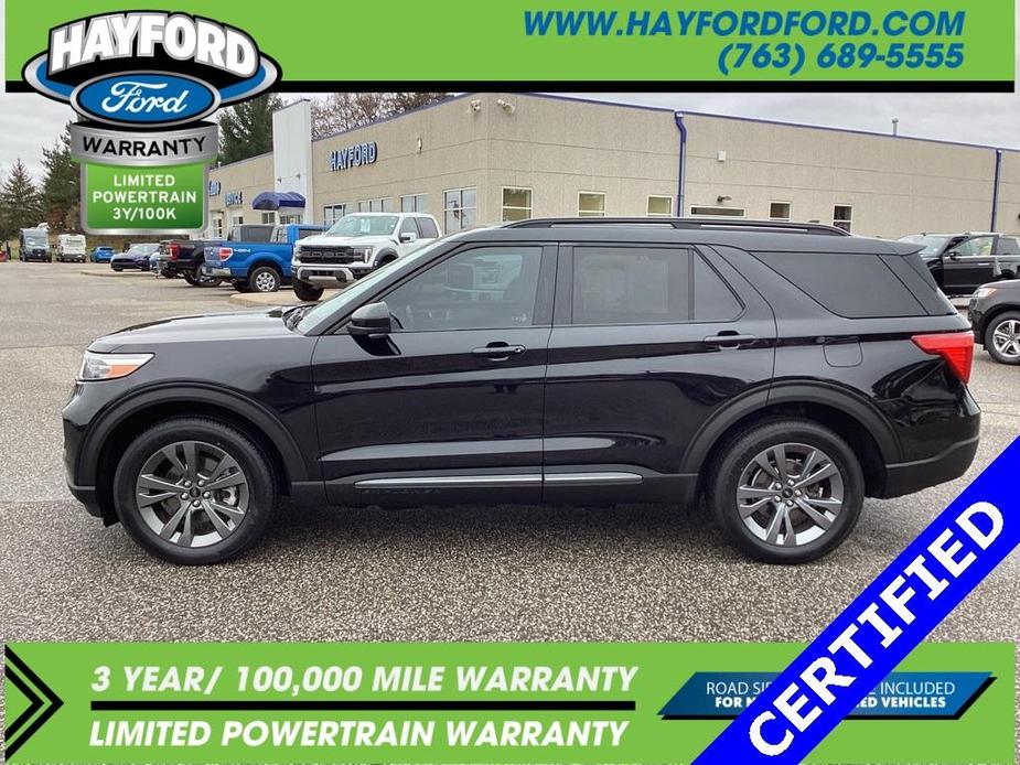 used 2022 Ford Explorer car, priced at $28,499