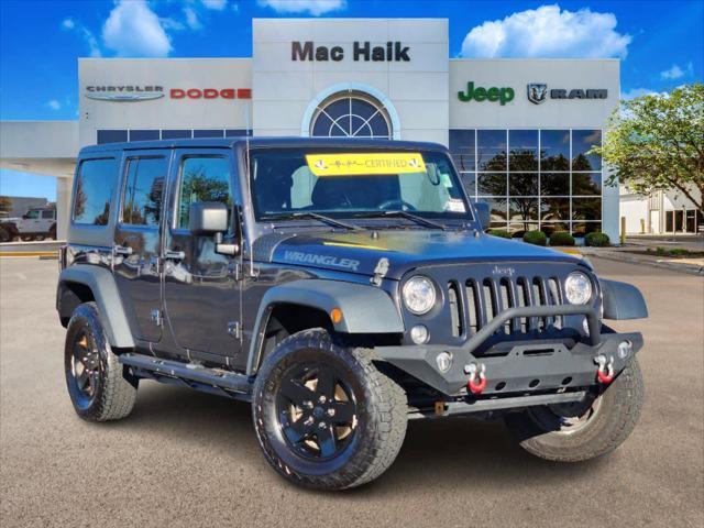 used 2017 Jeep Wrangler Unlimited car, priced at $23,988