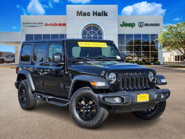 used 2022 Jeep Wrangler Unlimited car, priced at $31,988