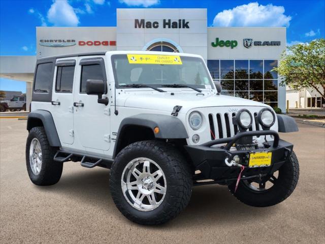 used 2016 Jeep Wrangler Unlimited car, priced at $20,988