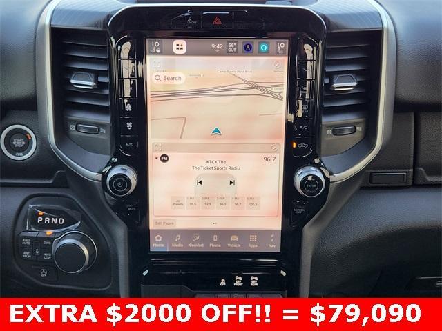 new 2025 Ram 1500 car, priced at $79,090