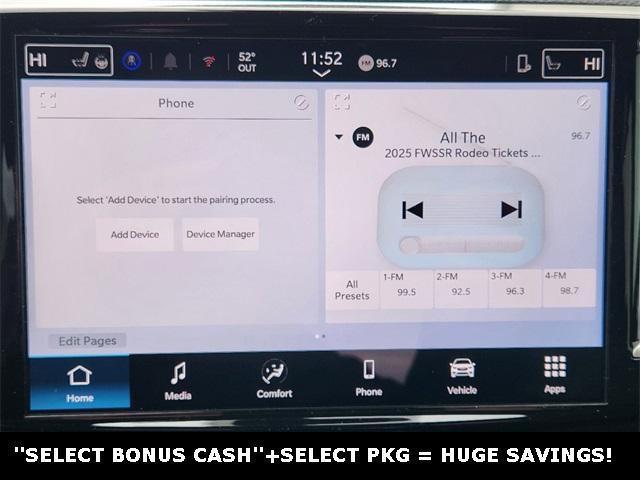 new 2025 Chrysler Pacifica car, priced at $36,420