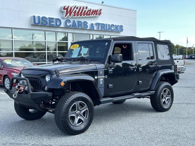 used 2016 Jeep Wrangler Unlimited car, priced at $24,998