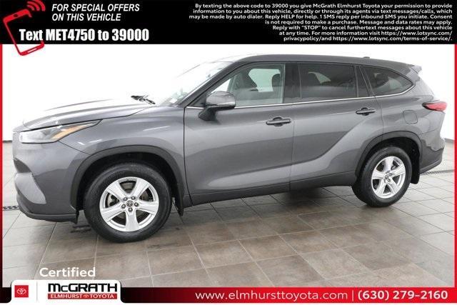 used 2022 Toyota Highlander car, priced at $29,888