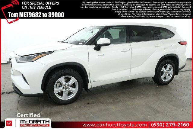 used 2021 Toyota Highlander Hybrid car, priced at $34,288