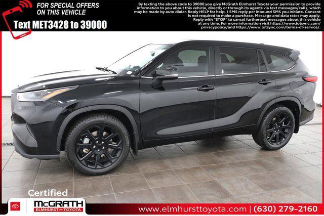 used 2023 Toyota Highlander car, priced at $27,888