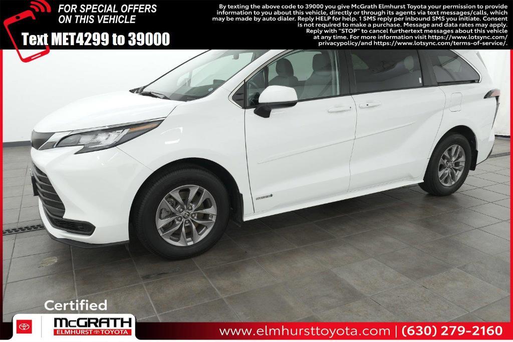 used 2021 Toyota Sienna car, priced at $36,988