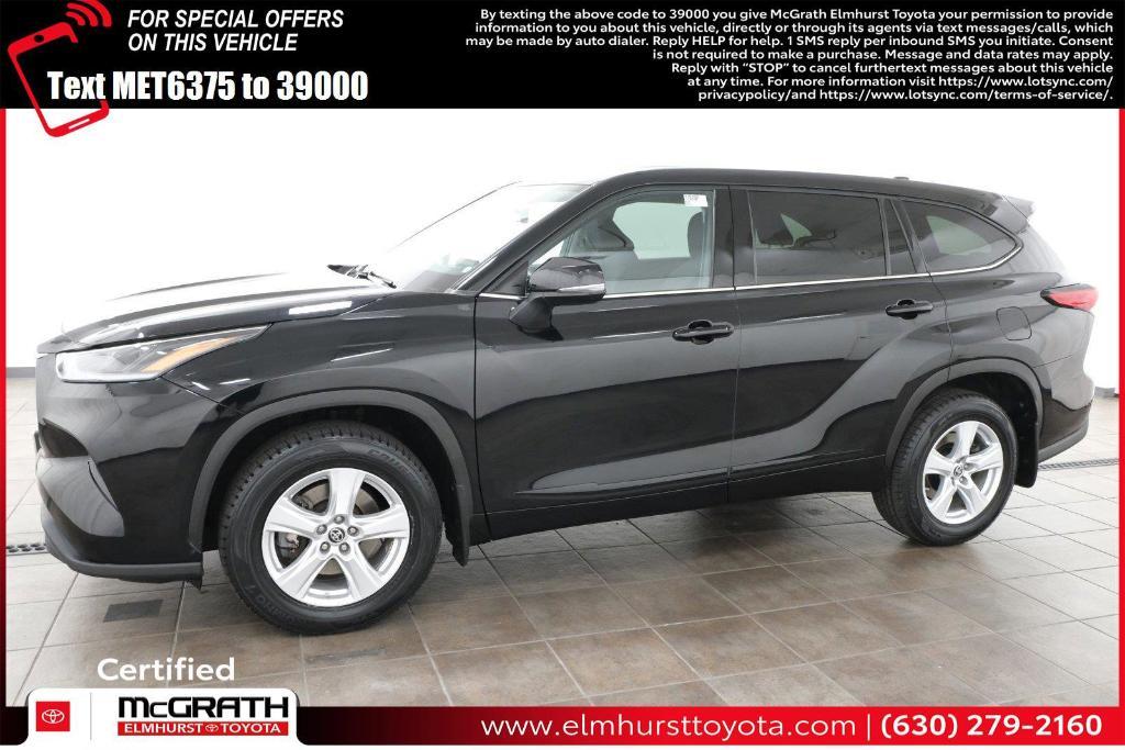 used 2021 Toyota Highlander car, priced at $29,998