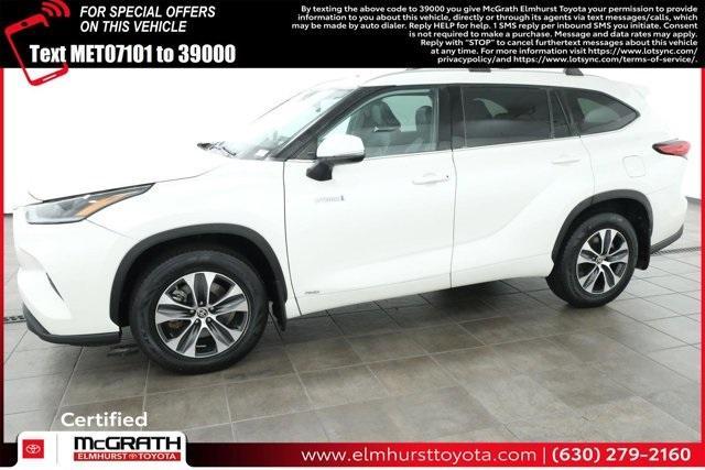 used 2021 Toyota Highlander Hybrid car, priced at $33,988