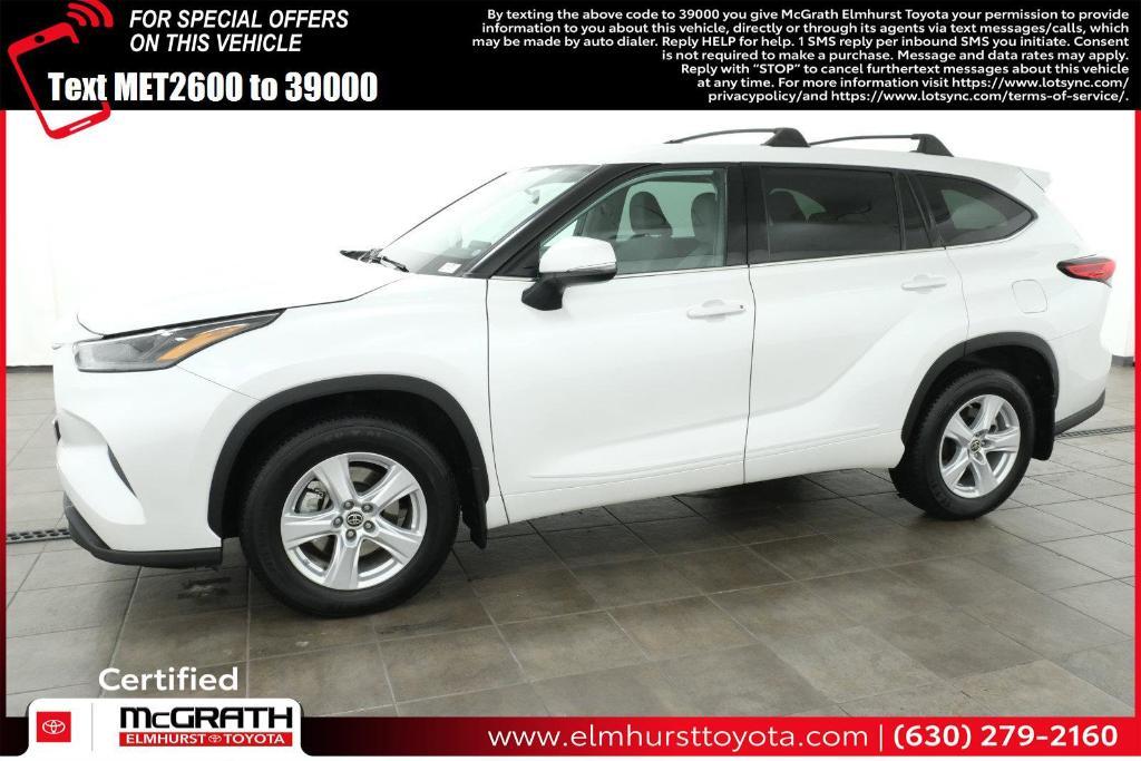 used 2022 Toyota Highlander car, priced at $31,988