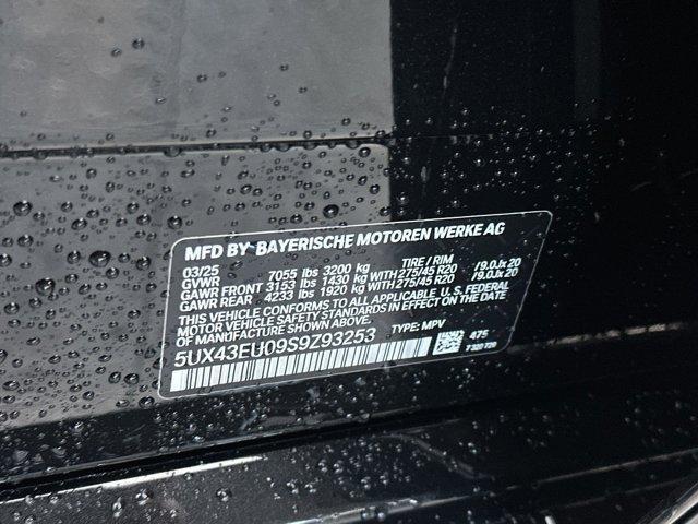 new 2025 BMW X5 PHEV car, priced at $81,190