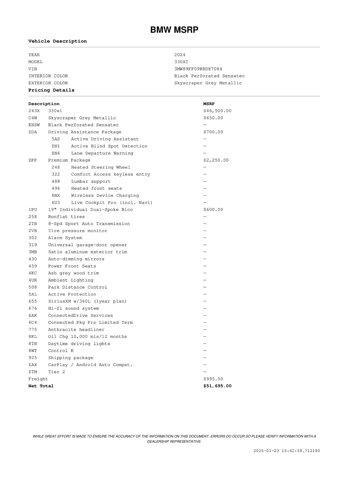 used 2024 BMW 330 car, priced at $41,777