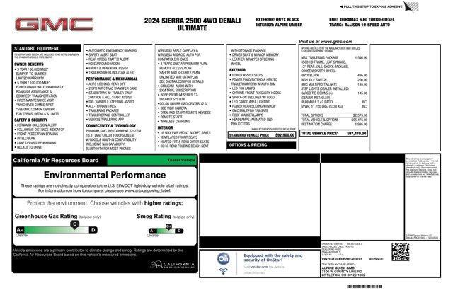 used 2024 GMC Sierra 2500 car, priced at $83,979