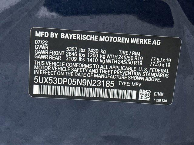 used 2022 BMW X3 car, priced at $37,465