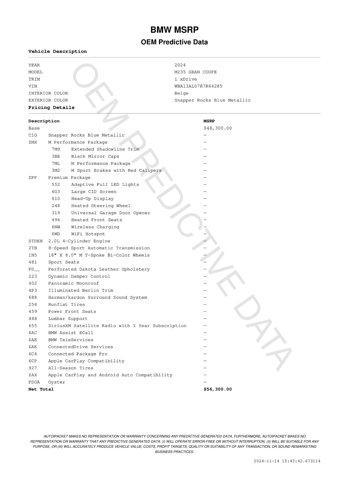 used 2024 BMW M235 Gran Coupe car, priced at $56,300