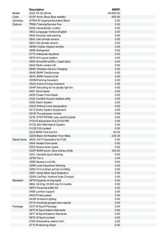 used 2025 BMW X3 car, priced at $56,010