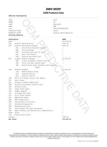 used 2022 BMW X6 car, priced at $53,777