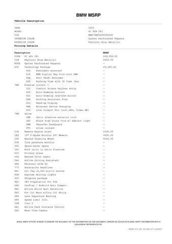 used 2025 BMW X1 car, priced at $41,920