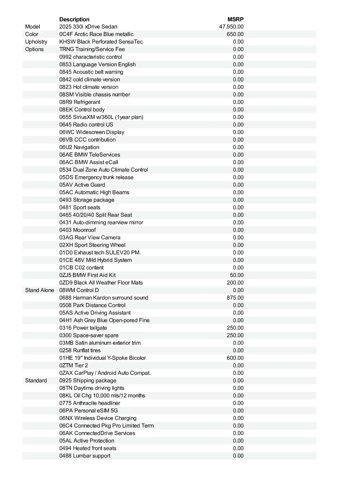 used 2025 BMW 330 car, priced at $53,900