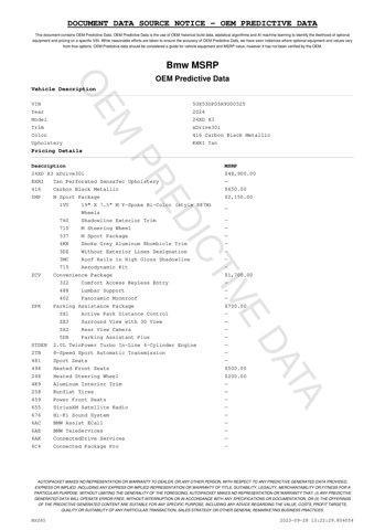 used 2024 BMW X3 car, priced at $49,777