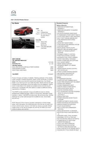 used 2021 Mazda CX-5 car, priced at $27,999