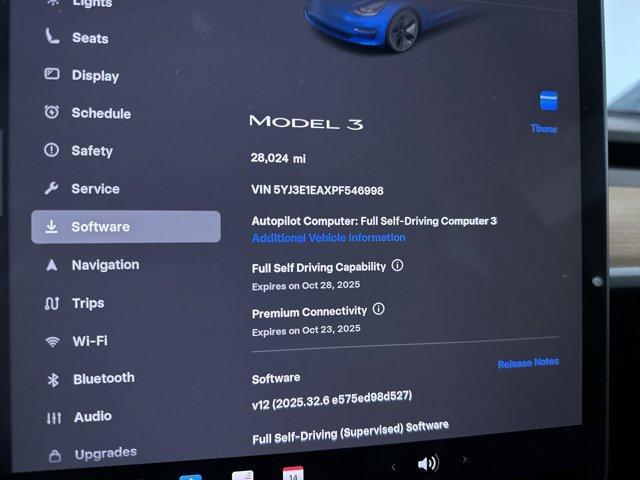 used 2023 Tesla Model 3 car, priced at $25,971