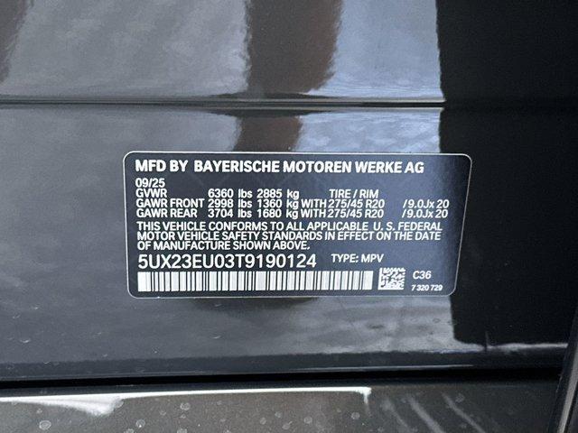 new 2026 BMW X5 car, priced at $83,075