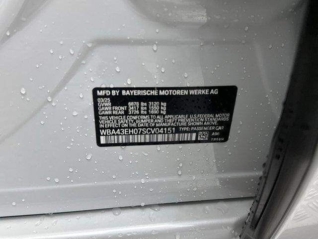 new 2025 BMW 750e car, priced at $128,520