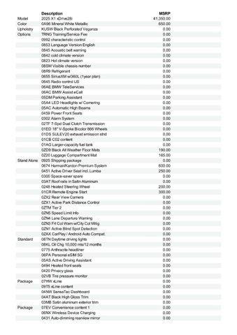 used 2025 BMW X1 car, priced at $47,330