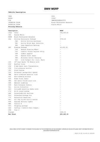 used 2024 BMW 330 car, priced at $42,777