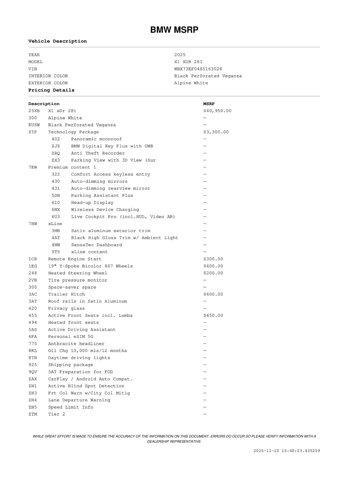 used 2025 BMW X1 car, priced at $38,981