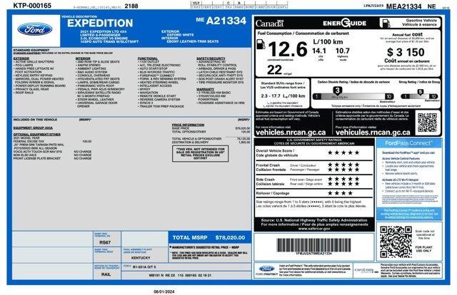 used 2021 Ford Expedition car, priced at $37,971