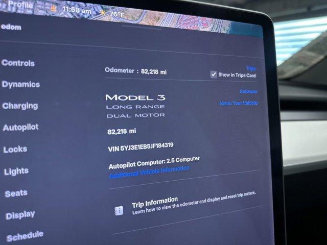 used 2018 Tesla Model 3 car, priced at $20,471