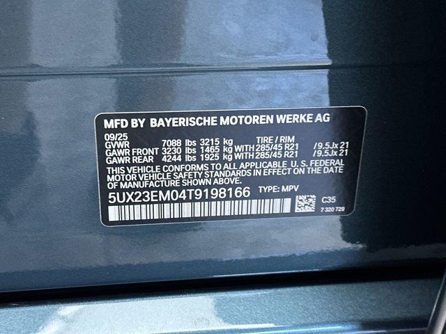 new 2026 BMW X7 car, priced at $94,615