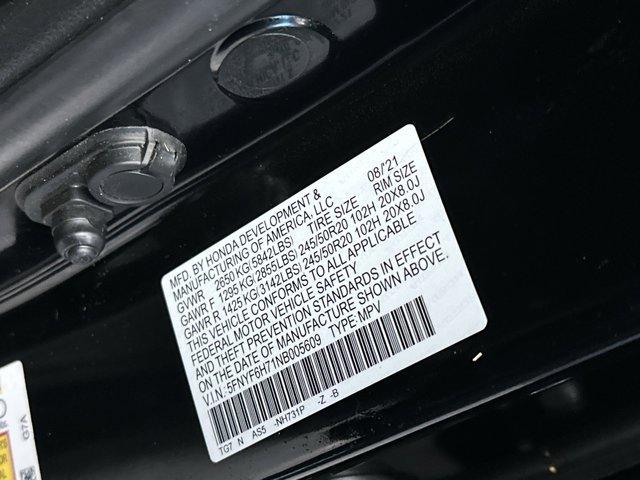 used 2022 Honda Pilot car, priced at $36,532