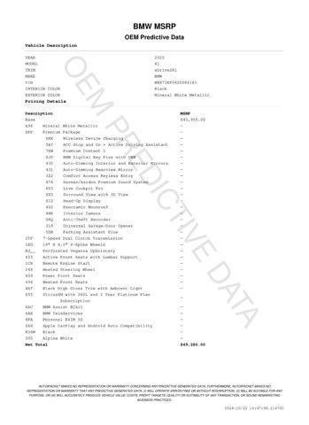 used 2025 BMW X1 car, priced at $49,280