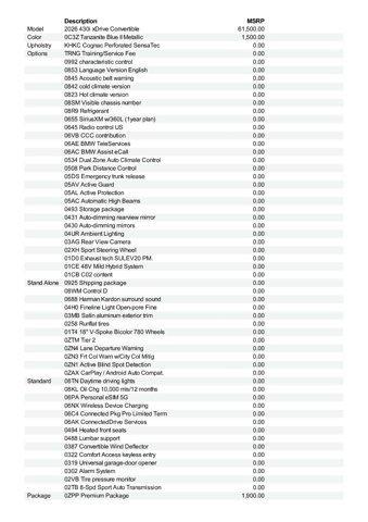 new 2026 BMW 430 car, priced at $67,775