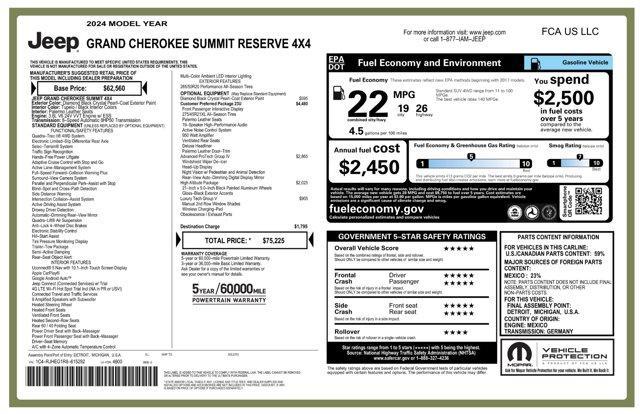 used 2024 Jeep Grand Cherokee car, priced at $46,471