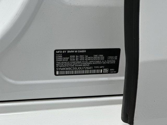 used 2018 BMW X6 M car, priced at $36,971