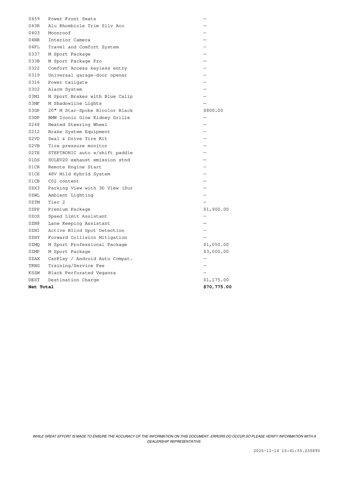 new 2026 BMW 530 car, priced at $70,775