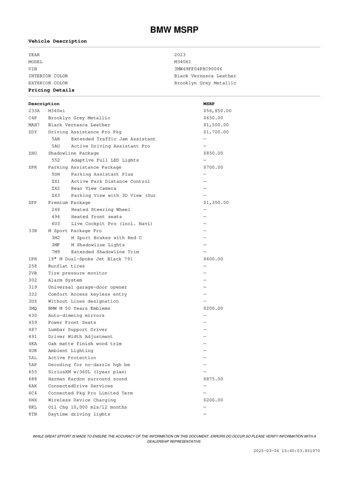 used 2023 BMW M340 car, priced at $55,971