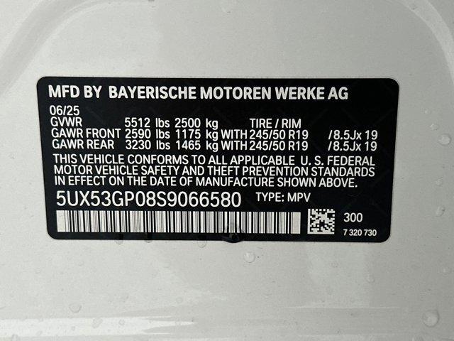 new 2025 BMW X3 car, priced at $58,600