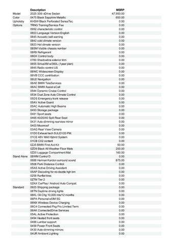 used 2025 BMW 330 car, priced at $56,110