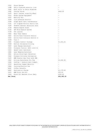 new 2026 BMW X7 car, priced at $92,965