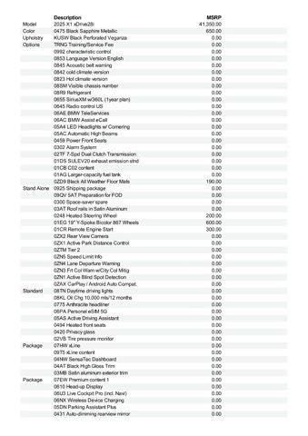 used 2025 BMW X1 car, priced at $47,765