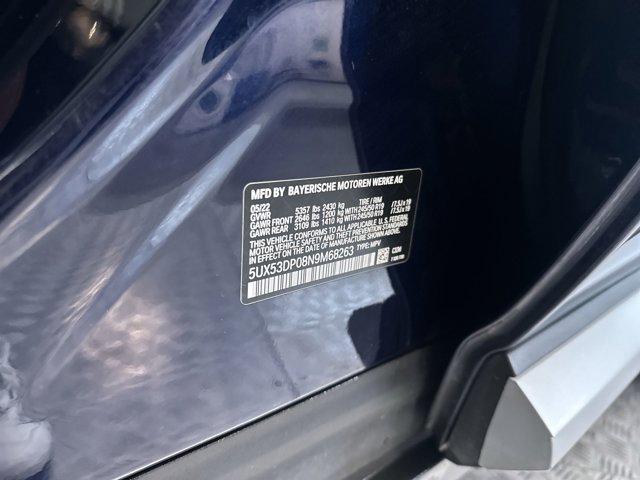 used 2022 BMW X3 car, priced at $38,771