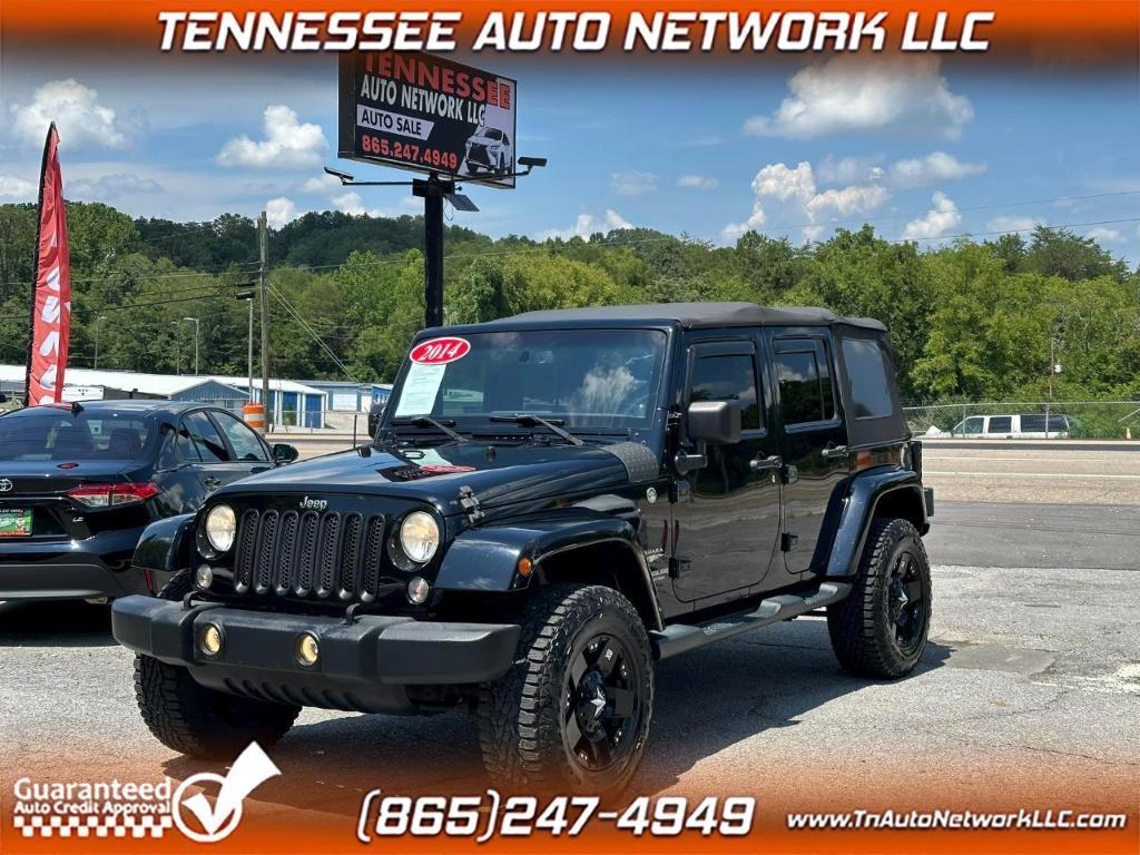 used 2014 Jeep Wrangler Unlimited car, priced at $13,899
