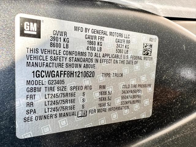 used 2017 Chevrolet Express 2500 car, priced at $13,900