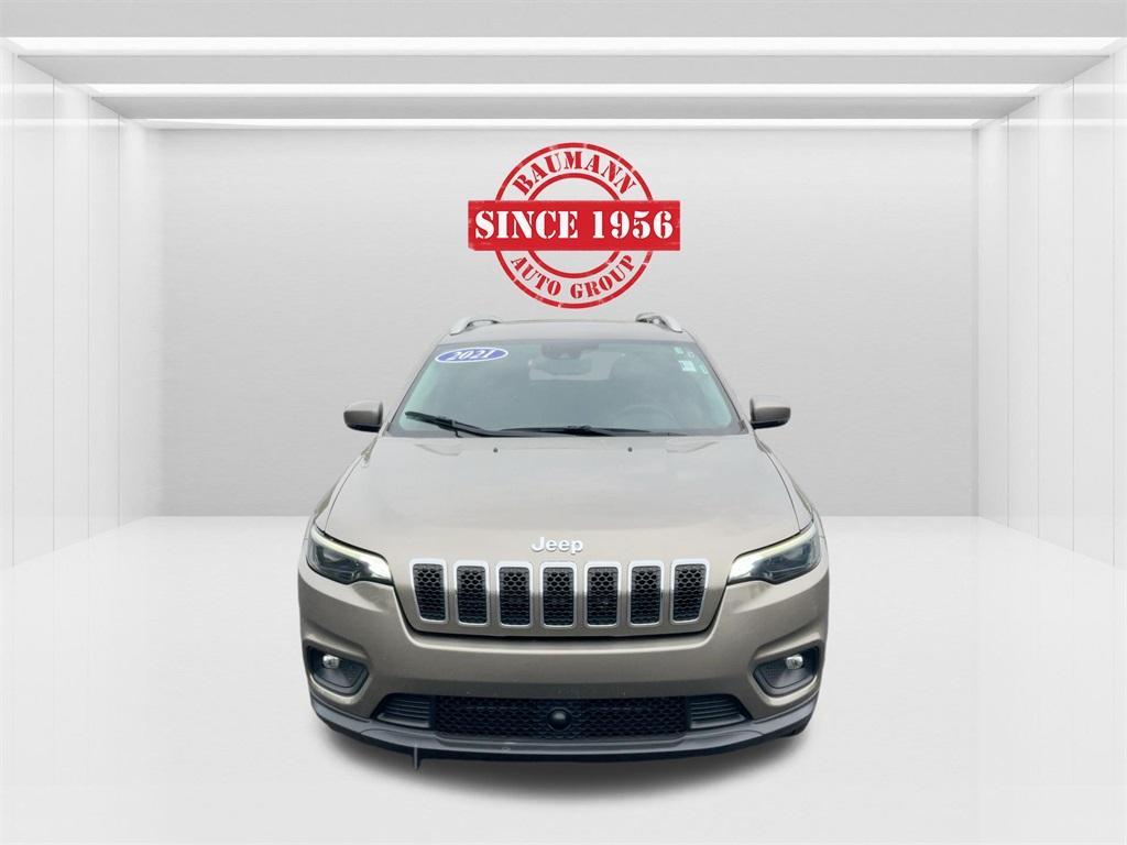 used 2021 Jeep Cherokee car, priced at $19,555